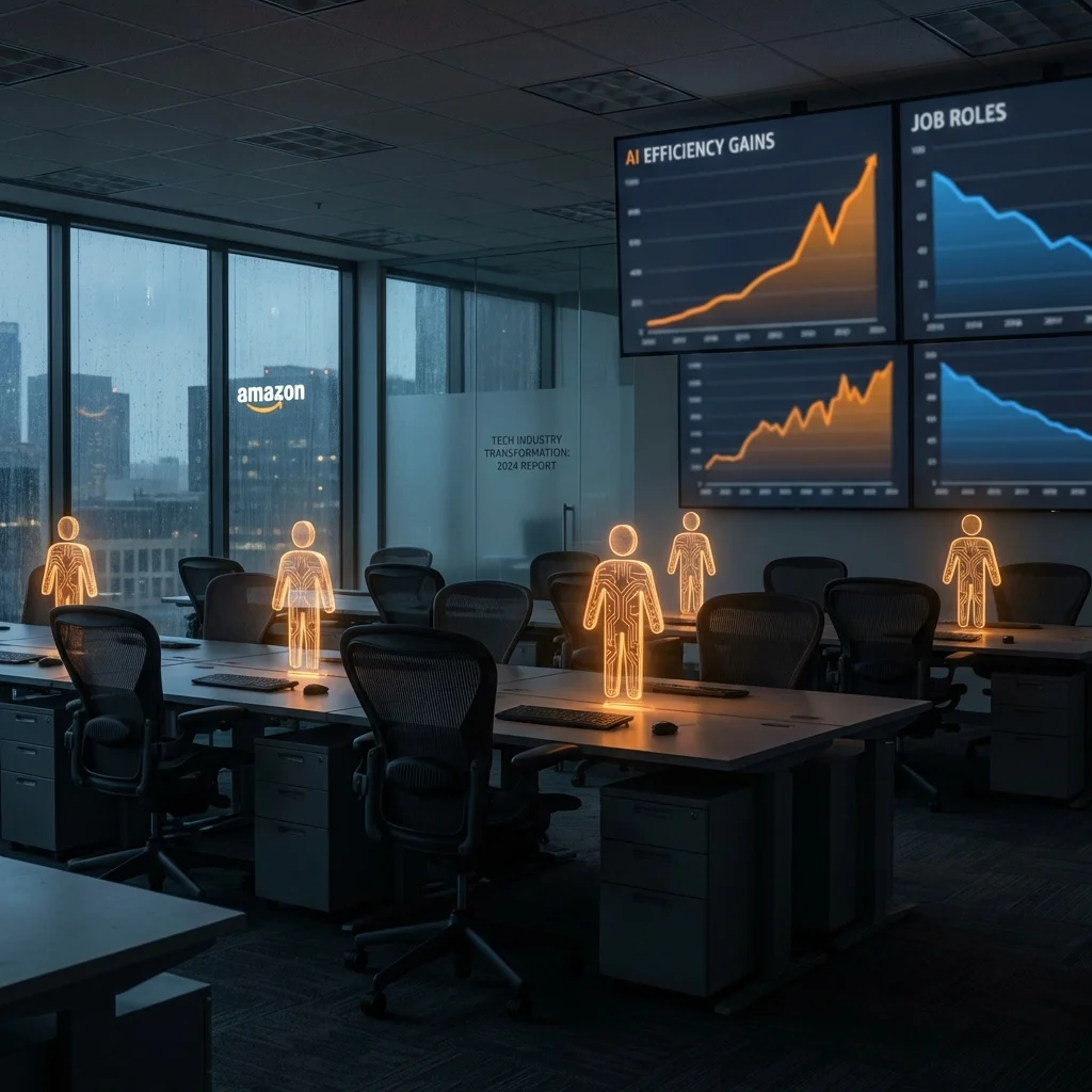 Amazon Cuts 16,000 Corporate Jobs as AI Replaces White-Collar Work