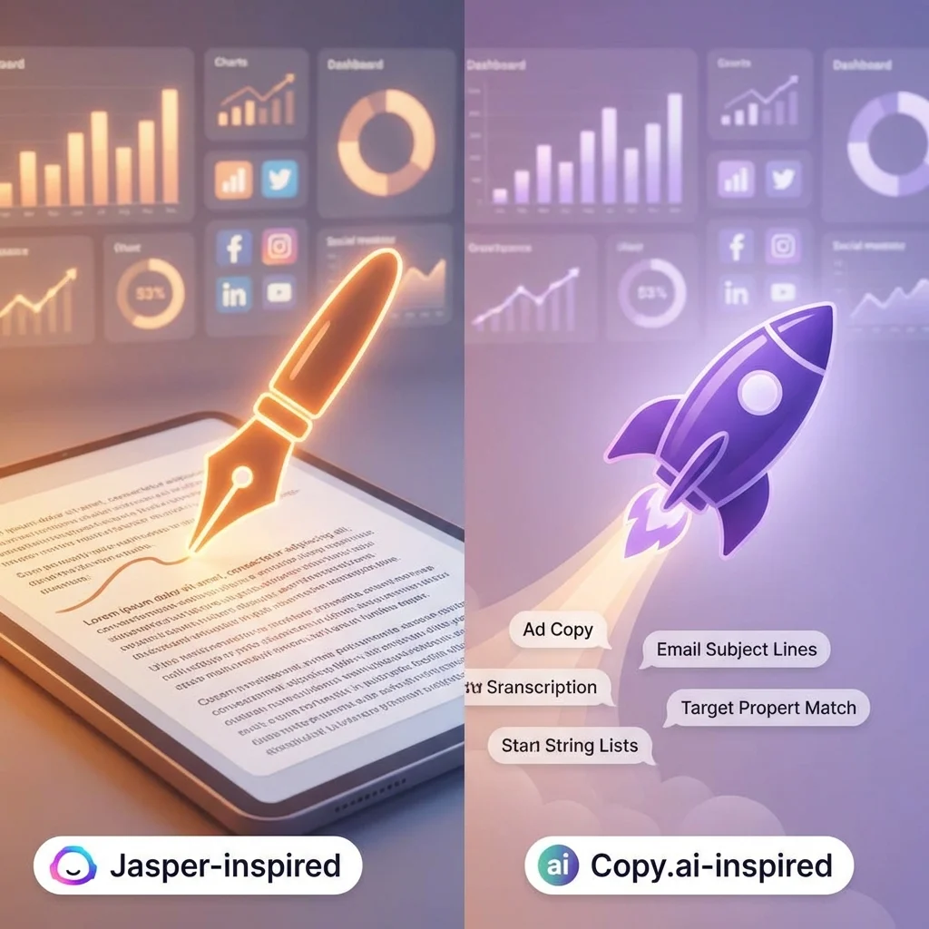 Jasper vs Copy.ai 2026: AI Marketing Tools Compared