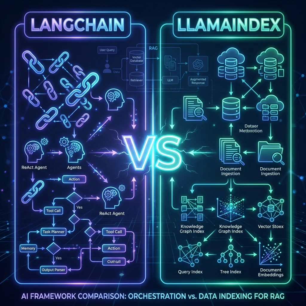 LangChain vs LlamaIndex: Which AI Framework Should You Choose? (2026)