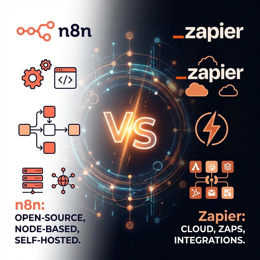 n8n vs Zapier: Open Source Automation Showdown (2025)